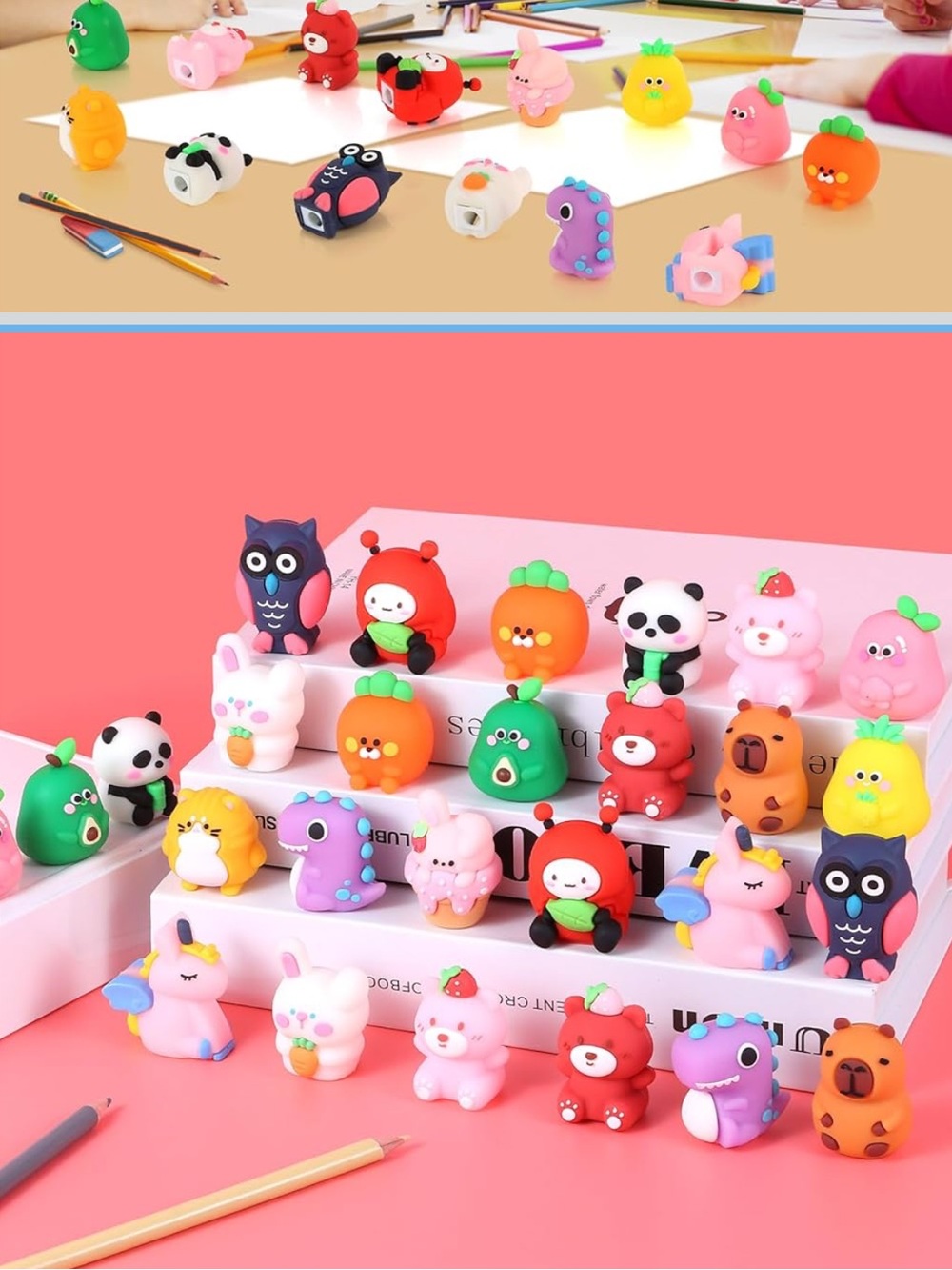 2 for $6 :) QUALITY Cutie DURABLE PENCIL SHARPENER FOR Makeup or Art